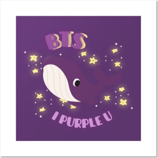 I purple U Posters and Art